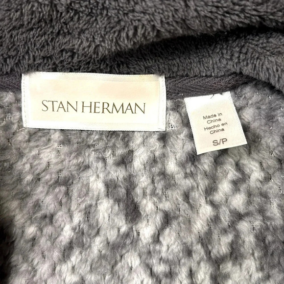 Stan Herman Full Zip Fleece Lightweight Jacket Size Small - Picture 3 of 10